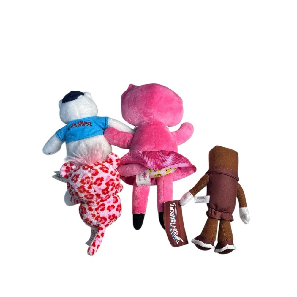 Collectible Plush Bundle-Russ Berry Hershey's Kohl's‎ Care Ballet Cat Pawsox